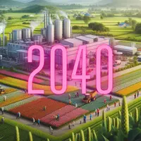 dans la campagne, une usine agroalimentaire