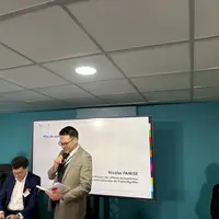 Des personnes discutant durant la table ronde de FranceAgriMer sur les perspectives d'export vers les Etats-Unis