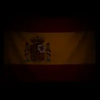 drapeau espagnol dans le noir