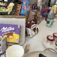 des glaces de différentes marques