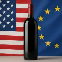 boiteille de vin entre us et UE