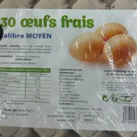 plateau d'oeufs en GMS