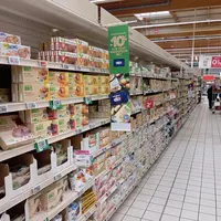 rayon bio en supermarché