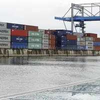 container. portique.