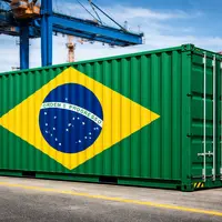 Conteneur brésilien au port
