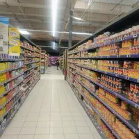 le rayon des conserves