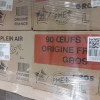 cartons sous film plastique