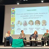 Table ronde durant la 5ᵉ édition des Assises Nationales du Commerce Équitable.
