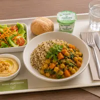 plateau repas végétarien