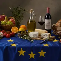 Repas gastronomique européen élégant