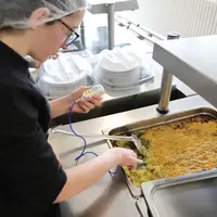 controle de température des aliments en cantine