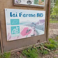panneau ferme bio