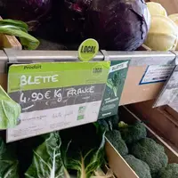 légume bio en magasin