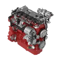 Le bloc quatre cylindres 3,9 litres codéveloppé avec John Deere est disponible en variantes gaz et hydrogène.