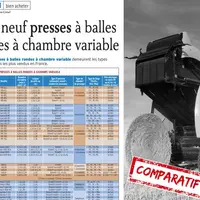 Tableau Presse Balles Rondes Réussir machinisme