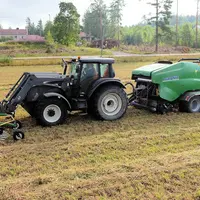 Andaineur Agronic sur chargeur frontal