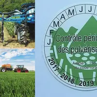La vignette certifiant d'une validité du contrôle périodique doit être apposée sur le pulvérisateur