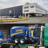Les presses et combinés presses-enrubanneuses ont été parmi les premières machines produites dans la nouvelle usine Göweil de Rainbach Im Muhlkreis.