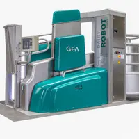 La nouvelle génération de robot de traite GEA DairyRobot R9500 profitent de coûts d'exploitation réduits.