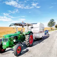 Tracteur caravane Réussir machinisme