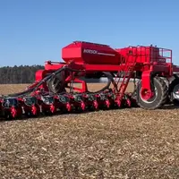 Le nouveau robot de semis Horsch affiche des dimensions impressionnantes.