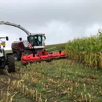 Ensileuse automotrice Rostselmash RSM F 2650 avec bec Kemper 475 Plus