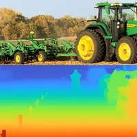 La technologie de vision 3D par caméras acquise par John Deere permet de détecter rapidement les obstacles et d'en mesurer précisément la distance.