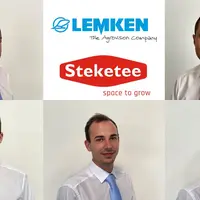 Recrues de Lemken France. En haut : Olivier Gourdeau et Nicolas Arnold, en bas : Pierre Ruckebusch, Léo Lesage et Florentin Roux.