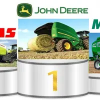 John Deere reste leader des presses à balles rondes, suivi de Claas. L'Irlandais McHale fait son entrée sur le podium.