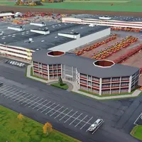 Vue aérienne de l'usine suédoise de Väderstad