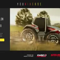 Page web du salon virtuel Youniverse de CNH Industrial - Case IH, New Holland et Steyr