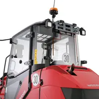 Vue extérieure de la cabine de la chargeuse articulée Weidemann Hoftrac 1390