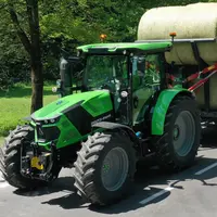 Tracteur Deutz-Fahr série 6C avec plateau fourrager