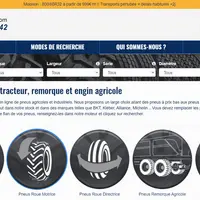 Site internet allpneus.com - pneumatiques agricoles et industriels