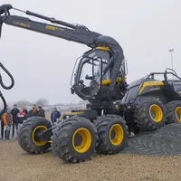 Ponsse présente sur le Salon des ETA sa nouvelle abatteuse Scorpion King.