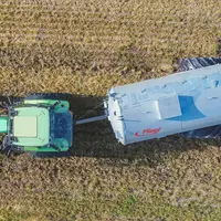 Une marche en crabe pour la tonne à lisier Fliegl Twist. © Fliegl