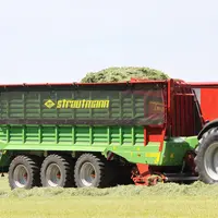 La remorque autochargeuse Strautmann Magnon contient de 42 à 52 mètres cubes. © Strautmann
