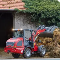 La chargeuse Weidemann 2080LP adopte une cabine basse. © Weidemann