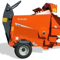La pailleuse BC 2300 de Kubota présente une capacité de 3 m3.  © Kubota
