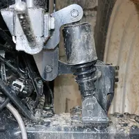 Le tracteur Case IH Vestrum 130 CVXDrive est équipé d'une suspension de cabine mécanique. © M. Portier