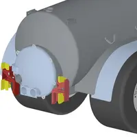 L'injecteur à patins UP de Bomech se fixe sur la tonne à lisier à l'aide de raccords universels. © Bomech