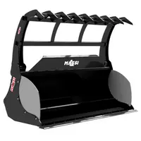Le grappin de la benne Heavy Shark de Magsi est actionné par deux vérins de 80 mm de diamètre.