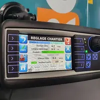 Le nouveau boîtier à écran couleur pilotant le DPA avec pesée Rollcontrol volumétrique des épandeurs Rolland Rollforce.