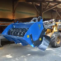 L'animation d'un godet mélangeur demande un débit hydraulique minimal de 60 l/min.