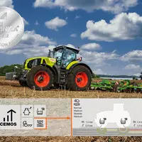 La fonctionnalité Terranimo de Claas calcule les risques de tassement du sol.