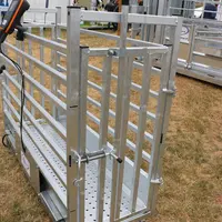 La cage de pesée CCPRM200 de Satene est dotée de portillons à ouverture rapide.