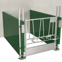 Les cases à veaux fixes Flexiboxes se caractérisent des parois coulissantes, favorisant le nettoyage des boxes d'un seul tenant.