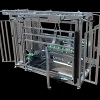 Les cages de contention Ponge intègrent des commandes ergonomiques regroupées en hauteur.