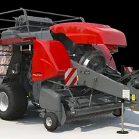 Les presses à balles cubiques Massey Ferguson MF2200 de dernière génération reçoivent un pick-up à cinq rangées de dents.