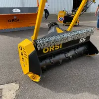 Le rotor du broyeur SS-Forrest de l'Italien Orsi est entraîné par 4 ou 6 courroies trapézoïdales crantées selon la largeur de travail.